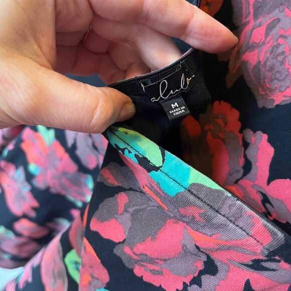 Talula Aritzia Palmetto Mini Skater Dress - Floral - Size M - Picture 5 of 5